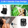 LakeForest 6000mAh Electric Shower Pump Shower Pump Rechargeable Shower Head