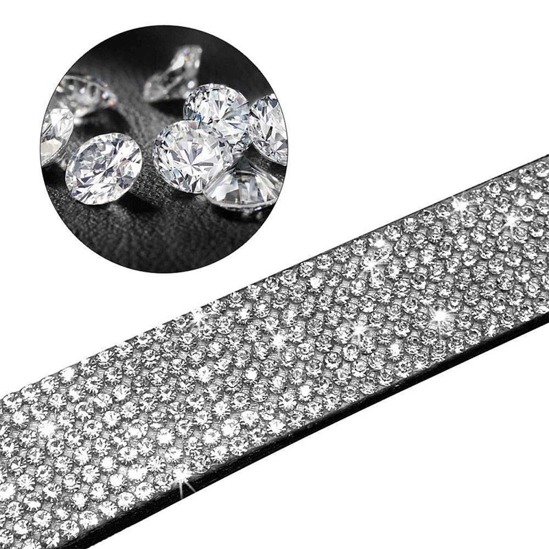 ETOPARS Crystal Diamond Cat & Dog Collar Leash Set -