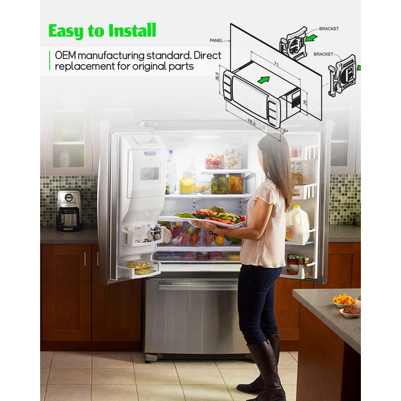 Fit for Dixell XR02CX-4N1F1 Temperature Controller，Refrigerator Digital Thermostat Controller Fit