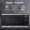 Farberware 1.1 Cu. Ft. Countertop Microwave Oven – 1000W Power,