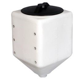 Norwesco 10 Gallon Square Total Drain Tank
