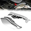 2Pcs Air Deflector Trim Heat Shield Motorcycle MidFrame Trim Fit