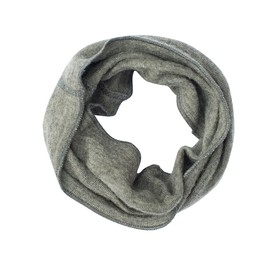 Lilano, Children's Merino Snood Scarf 70% Wool (kbT), 30% Silk, 210 g/m², gray