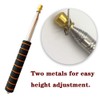 Stainless Steel Telescopic Flagpole Extendable Guide Flag Pole with Anti-Slip