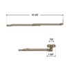 Heavy Duty Antique Brass Plated Lid Stay - One Pair