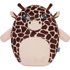 SQUISHBRUBIES Gigi the Giraffe - 35 cm Cuddly Toy - Super Soft Plush Stuffed Toy - Plush Toy for Cuddling, Gift and Collecting - Brown and Beige