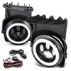 DNA MOTORING FL-ZTL-358-CH Pair of Full LED Fog Lights Compatible