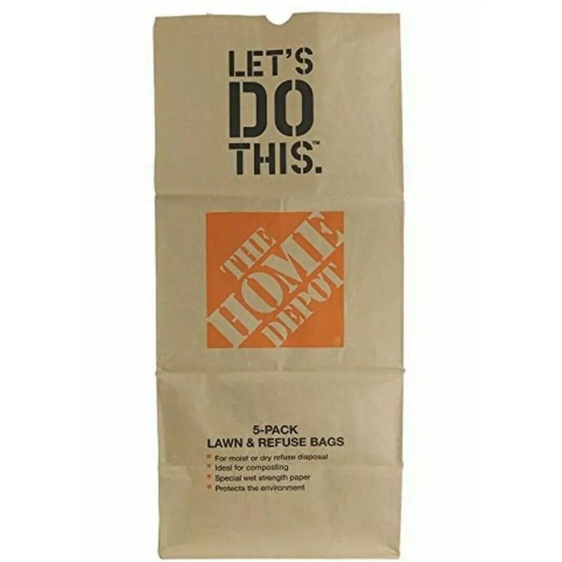 The Home Depot Bag Heavy Duty Yard Waste Lawn and