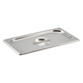Genware Gastronorm Pan Lid 1/3 Stainless Steel Gastronorm Pan with Lid, Size 1/3. Ensures your food is kept fresh for longer.