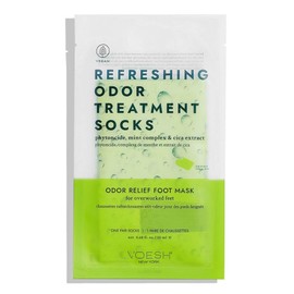 Refreshing odour treatment socks