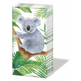 Paperproducts Design 51660 Sniffs Paper Tissues, 4.25" x 2.25", Tropical Koala Bear
