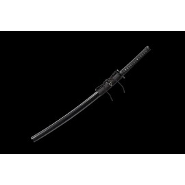 LQDSDJ LQDSDJ Black Samurai Japanese Sword Katana Swords Hand-Forged
