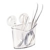 Better Houseware in-Sink Cutlery Holder, Large, Clear