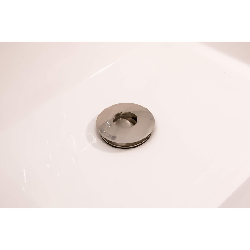 Keeney K820-76BN Universal Push Button Bathroom Sink Drain Without Overflow