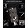5-in-1 Multi-Functional Torch Lighter, Cutter and Punch, Needle, Holder, Luxury