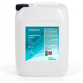 Gel Limpiador Hidratante con Aloe Vera y Nopal 20L Limpieza Facial Fórmula Profesional con Extractos Naturales