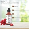 PURA D'OR 4 Oz Organic Castor Oil – Pure Cold-Pressed,