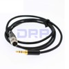 DDRRI 3Pin Mini-XLR Female to 3.5mm TRS Male Pro Lapel
