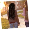 Baluue 2pcs Twisted Wavy Crochet Braids Hair Wigs for Fashionable
