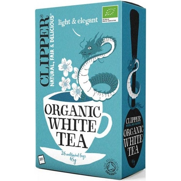 Clipper Organic White Tea 26 Bags 50g