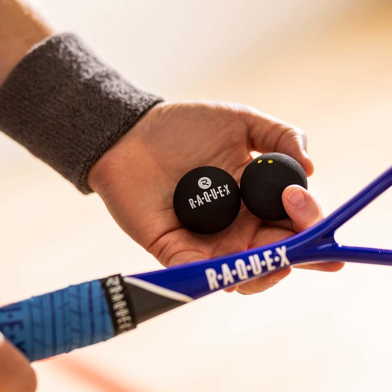 Raquex Progression Squash Balls - Mixed Box of 4 Balls