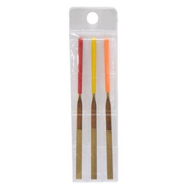 Takagi GISUKE Titanium Coated Diamond File Flat 5.5 inches (140 mm) Set of 3