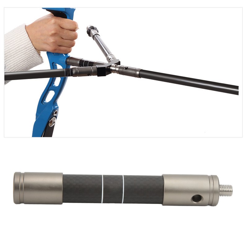 5in Archery Stabilizer Carbon Stainless Steel Portable Archery Balance Bar