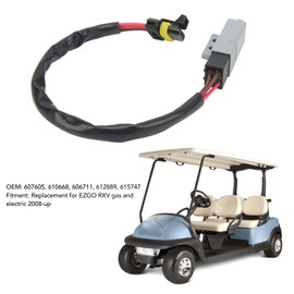 Acouto Brake Accelerator Pedal Switch Assembly 607605 Replacement for RXV Gas Electric 2008-Up, Push Button, Plunger, Manual, Black