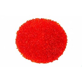 One Ounce Orange Red Soda Lime Silica Inlay Chip Sand Painting Craft 4mm & Less
