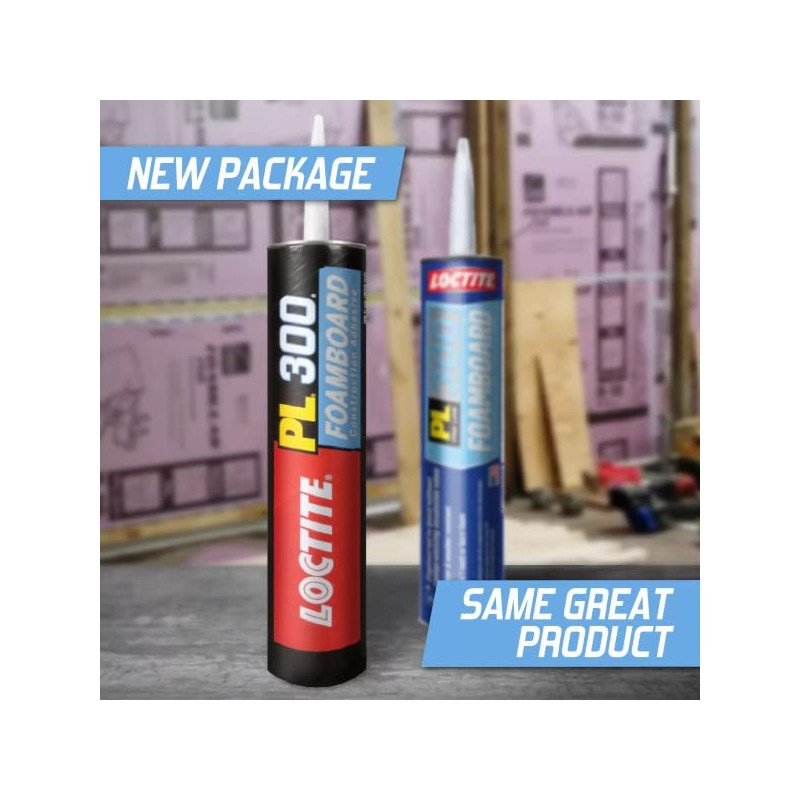 Loctite PL300 Foamboard Adhesive, 10 fl oz, Cartridge (12 Pack)