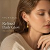 18K Gold Dangle Earrings for Women - 925 Sterling Silver
