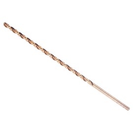 CoCud Extra Long Spiral Drill Bit 4 mm Drill Bit Diameter 160 mm Length M35 High Speed Steel Gold Oxide Drill Bit (for Wood Malleable Iron Aluminium Plastic) Pack of 1