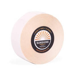 Sunshine Tape - Stick It Wig Adhesive Tape Roll - 1" x 12 YDS - Double Sided, Medical Grade - Toupee and Wig Tape