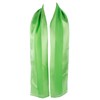 Hat To Socks Plain Elegant Chiffon Satin Scarf (Lime)