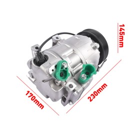 TEKKOAUTO A/C Compressor with Clutch Replacement for Hyundai Santa Fe Sport L4 2.0L 2.4L 2013-2018 Kia Sorento L4 2.4L 2012-2014 97701-1U500 977011U500RU