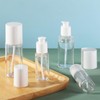 KREMORV Travel Pump Bottle 2pcs Cosmetic Pump Container Refillable Clear