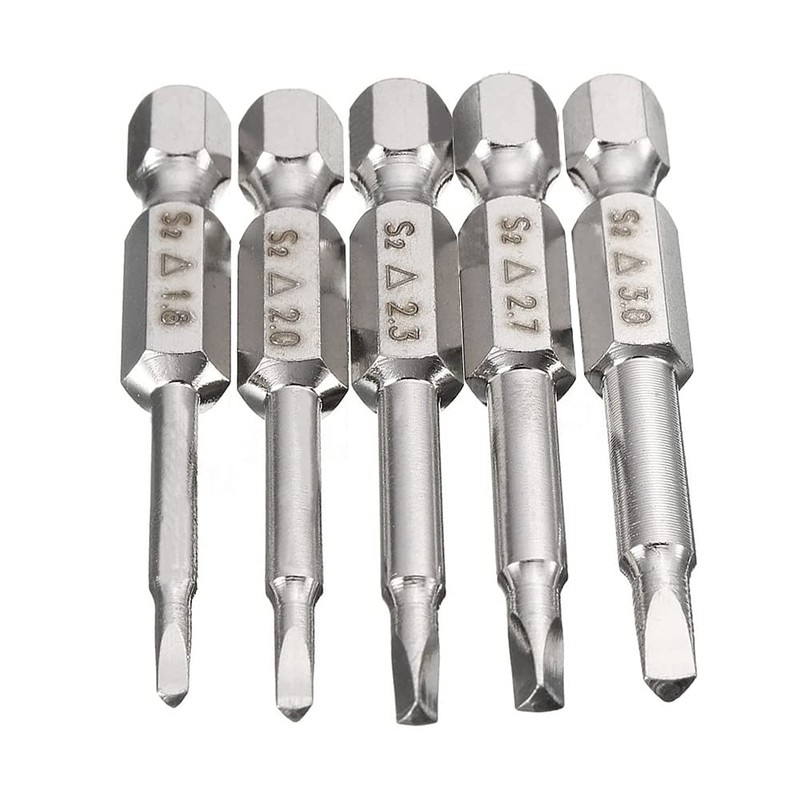 Eyech 5pcs Triangle Head Screwdriver Bits Magnetic Triangle Bit Set