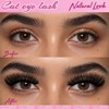 Mink Lashes Fluffy 20mm Faux Mink Lashes Cat Eye Big