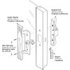 Prime-Line E 2054 Stamped Steel, Sliding Patio Door Keeper (2