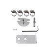 BARTOO Universal Adjustable Fuel Pressure Regulator Kit, Aluminum Fuel Regulator,
