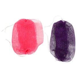 OATIPHO 2pcs African Exfoliating Net: Long African Net Sponge Exfoliating Washcloth Body Scrubbers For Shower Back Scrubber Skin Smoother