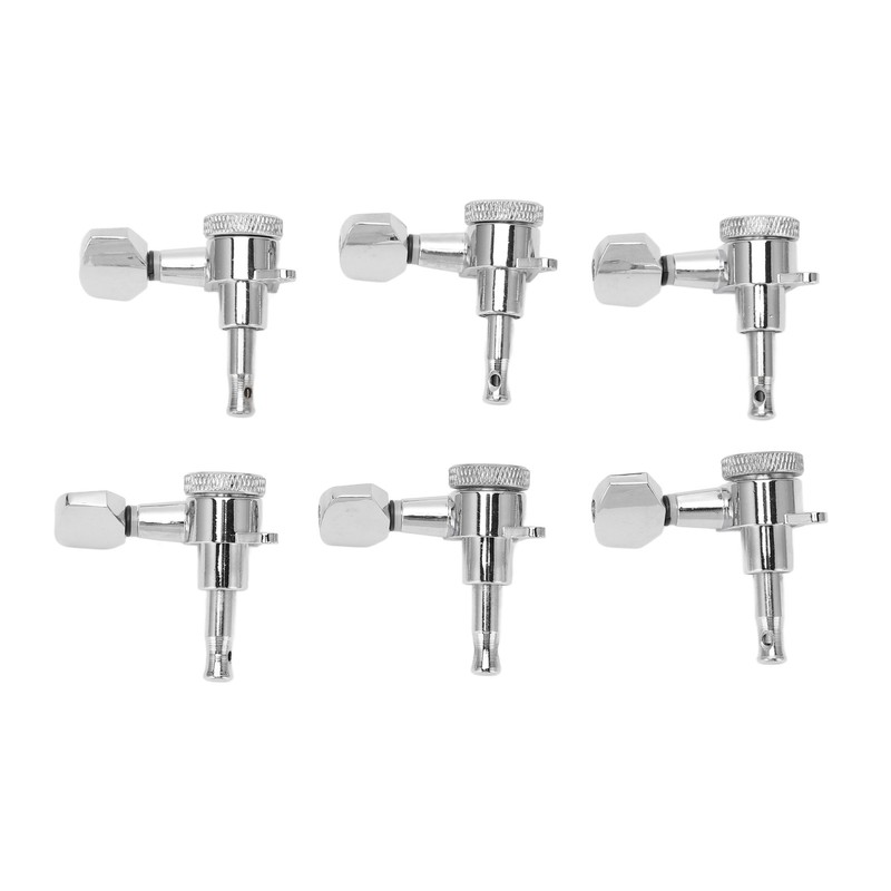 6 Set Tuning Pegs Electric Guitar Machine Heads Tuners Parts