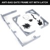 Gate Hardware Kit - Set of 2 Anti Sag Gate