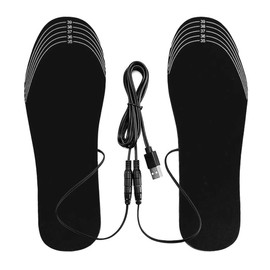 YFFSFDC Electric Heated Insole, USB Heated, Cold Protection, Foot Warm, Winter, Electric Heating Wear, Soles, Cairo, Footwear, Unisex, (M)
