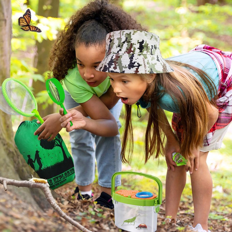 essenson Explorer Set for Children - Binoculars for Children, Explorer