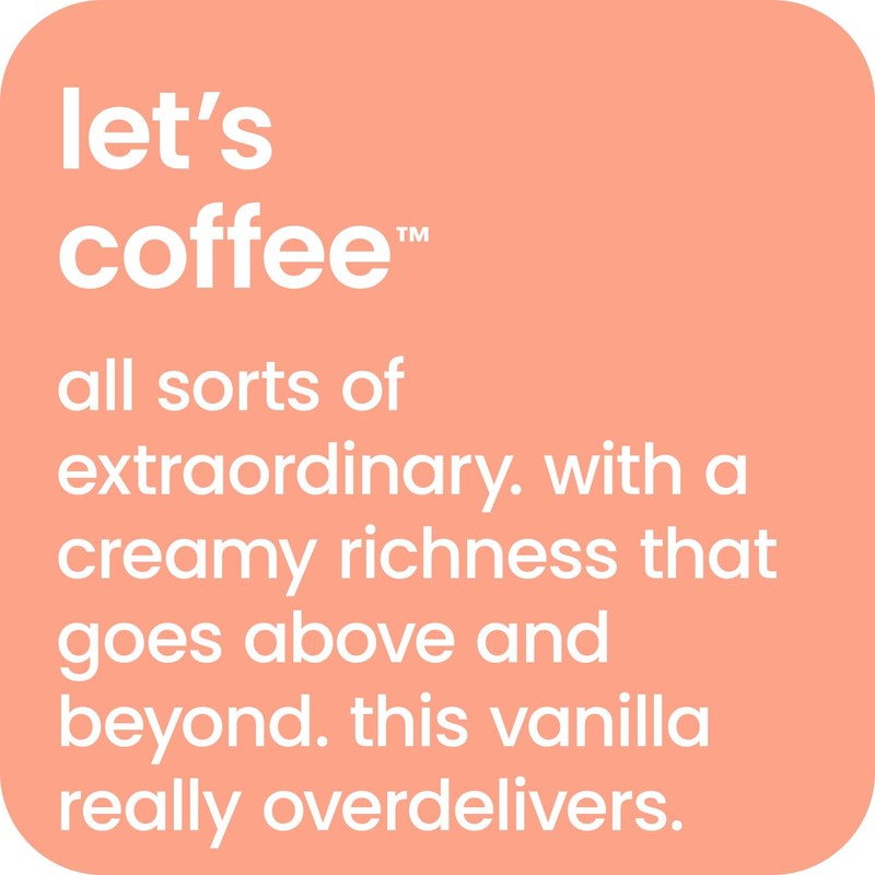 happy coffee canned vanilla latte, 11 oz. cans, 12 pack,