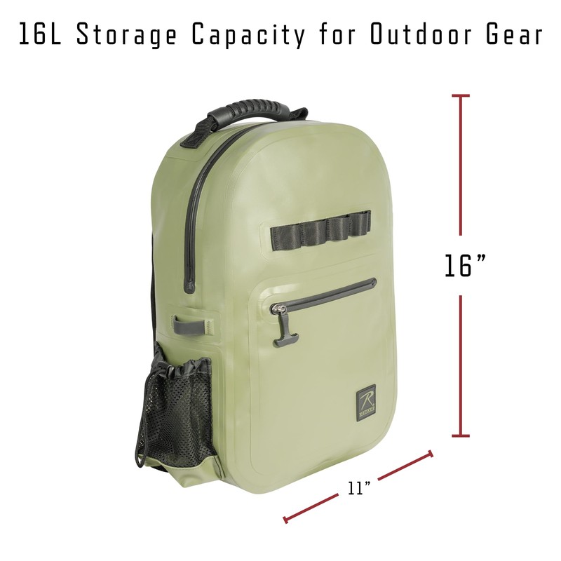 Rothco Waveguard Waterproof Backpack – Dry Storage Bag Hiking Boating