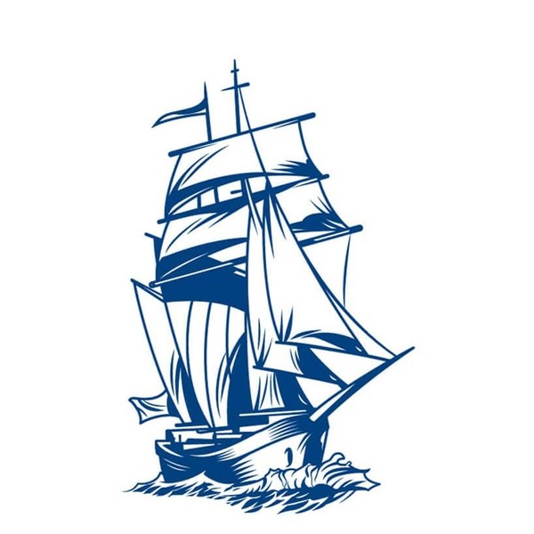 GZ609 614 Long-Lasting Ship Tattoo Steering Wheel Tattoo Lighthouse Tattoo