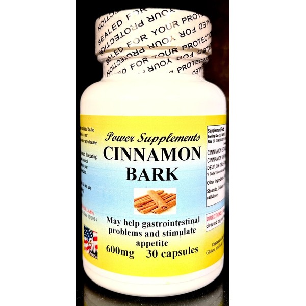 Cinnamon bark extract ~ 30 capsules, reduce sugar, antiviral therapeutic effect.