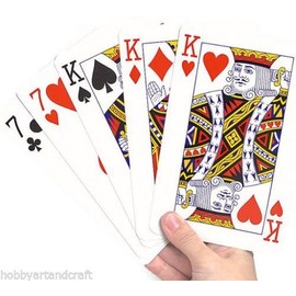 Jeu de 52Â cartes extra large